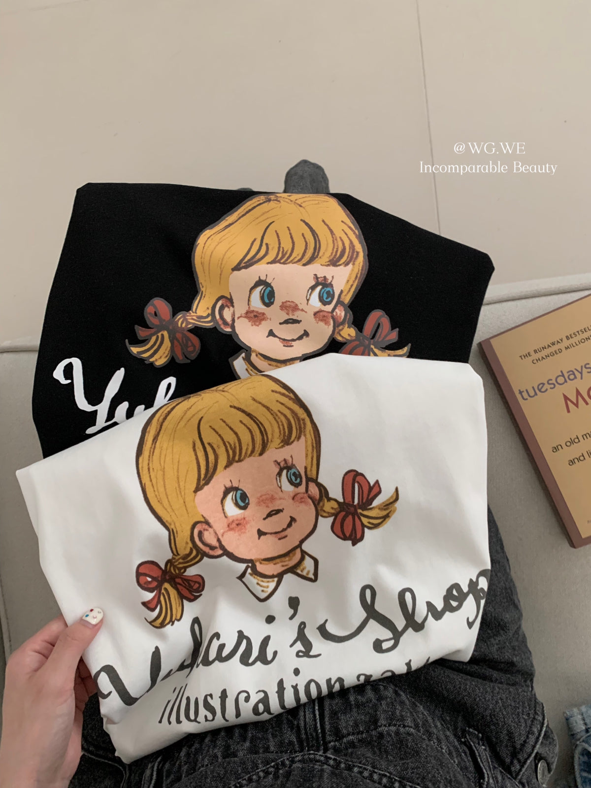 Vintage Cute Girl Tee