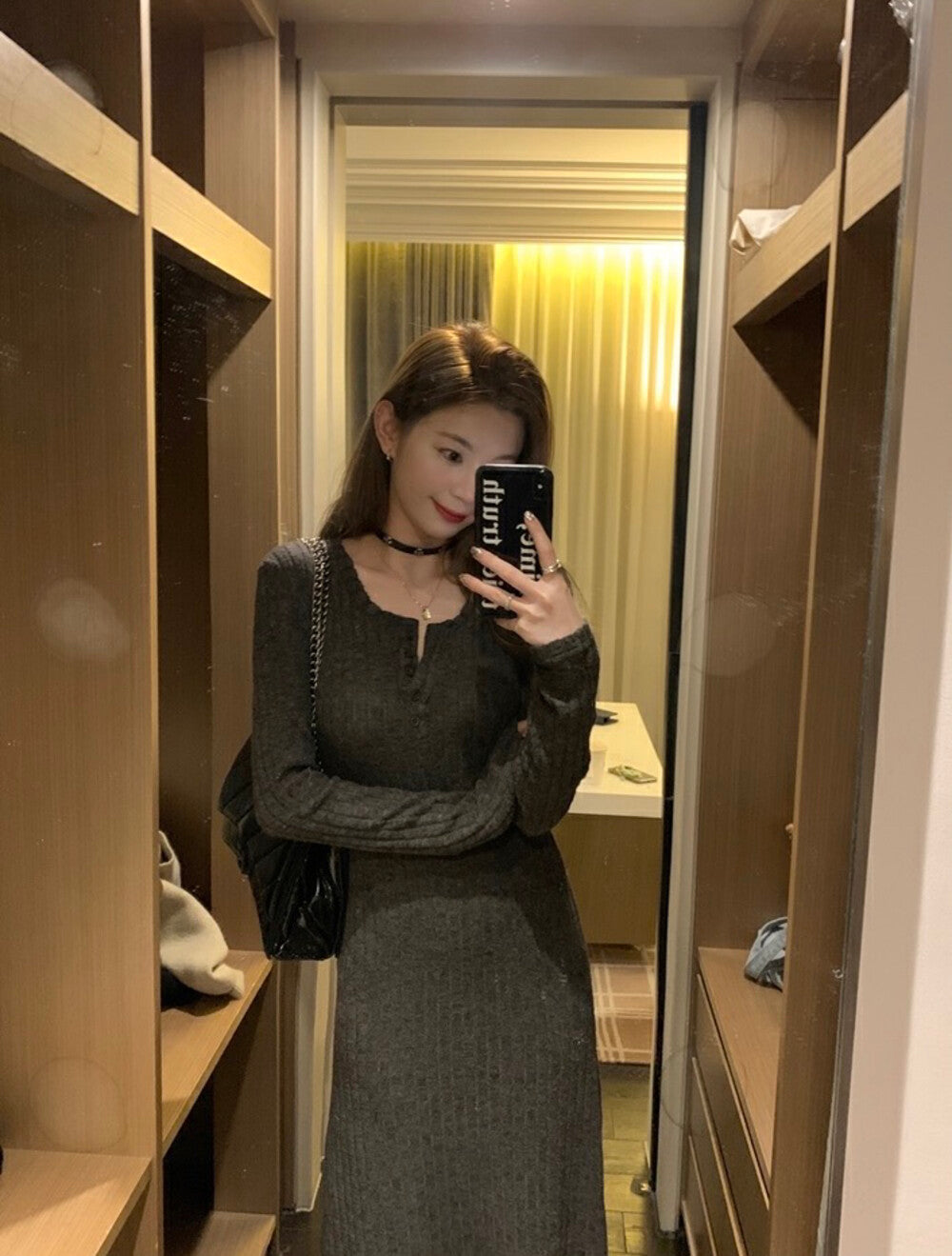 Ribbed Sweater Dress