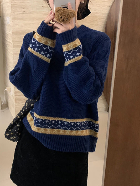 Snowflake Cable Sweater