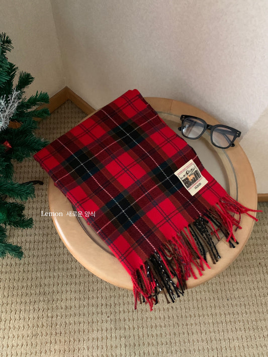 Christmas Plaid Scarf