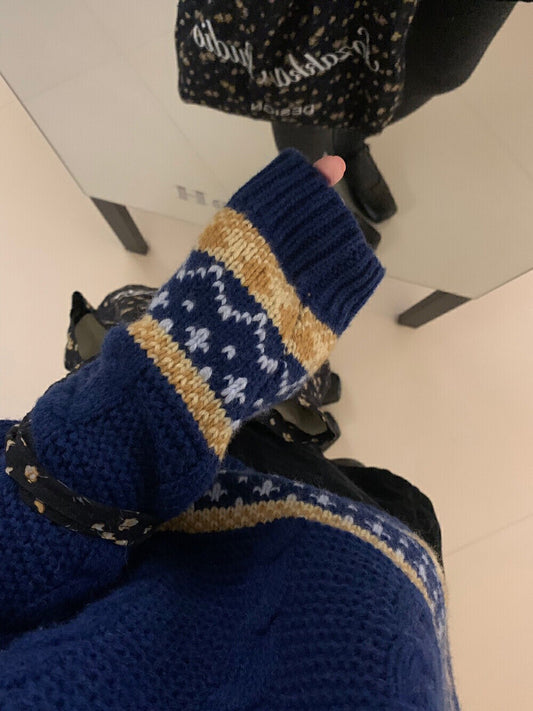 Snowflake Cable Sweater