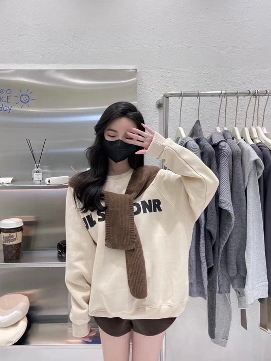 Mini Scarf Sweatshirt Set