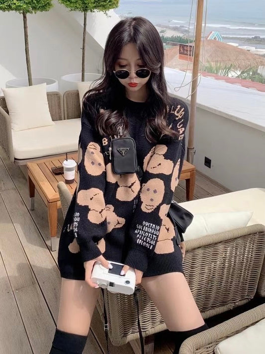 Lovely Bear Knit Sweater