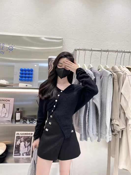 Puff Sleeve Knit Top