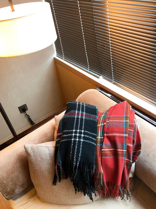 Plaid Pattern Scarf