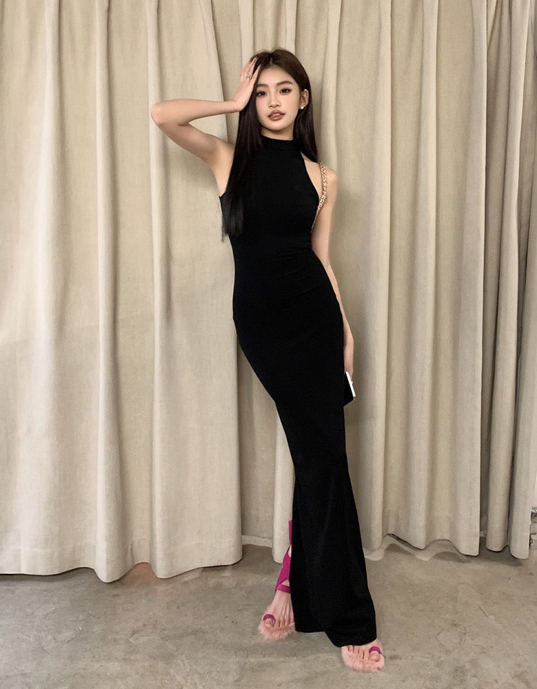 Split Midi Dress