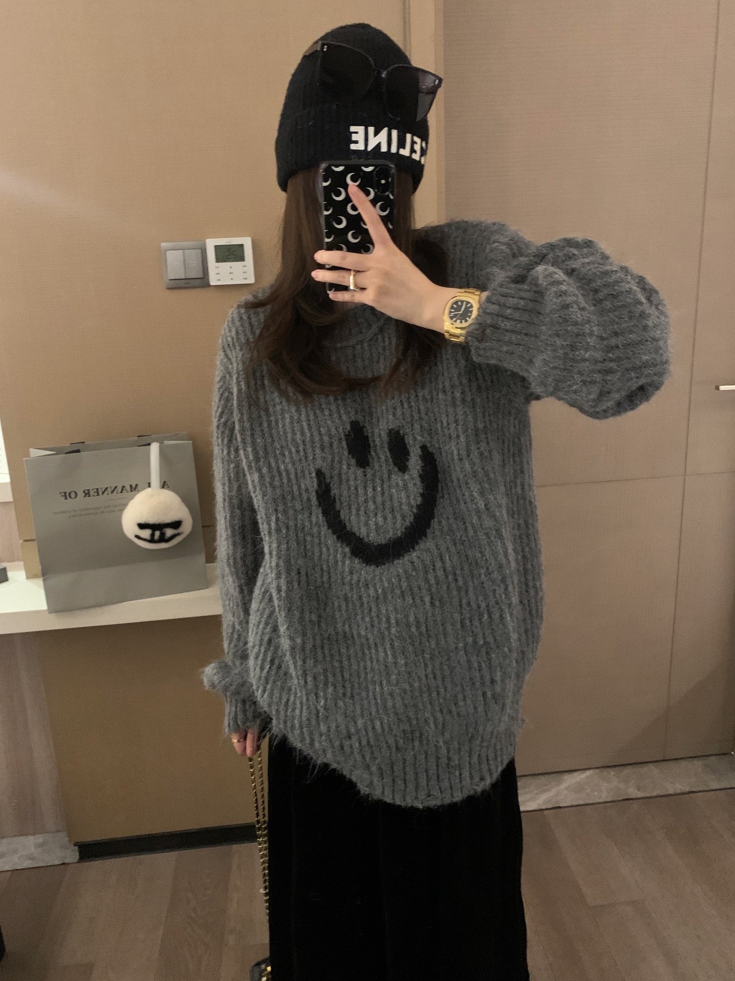 Smiley Face Sweater