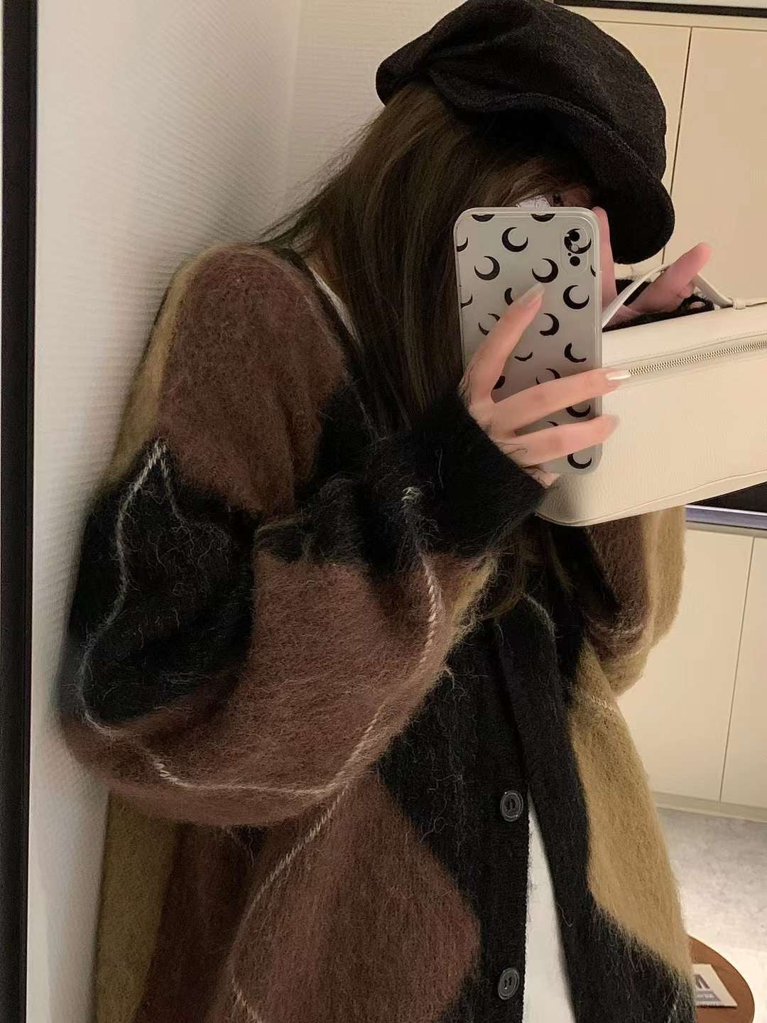 Diamond Pattern Cardigan