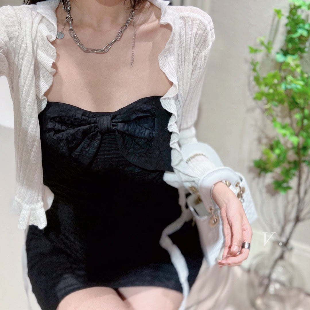 Light Weight Ruffled Thin Jacket