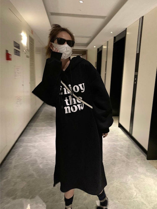 Letters Sweatshirt Dress