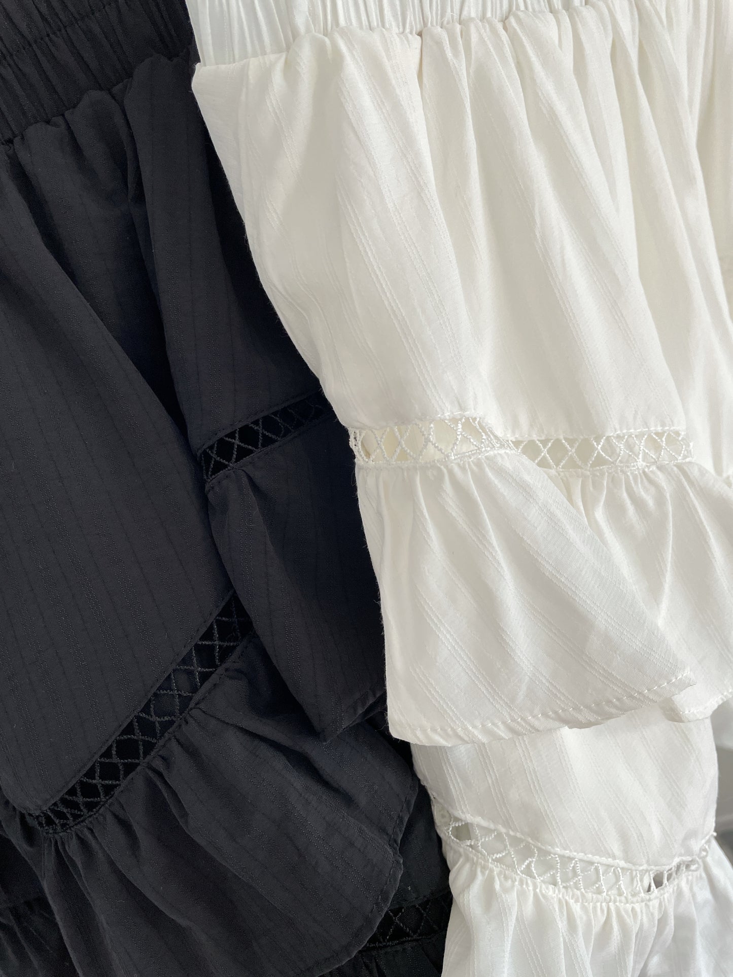 Pointelle Layered Skort