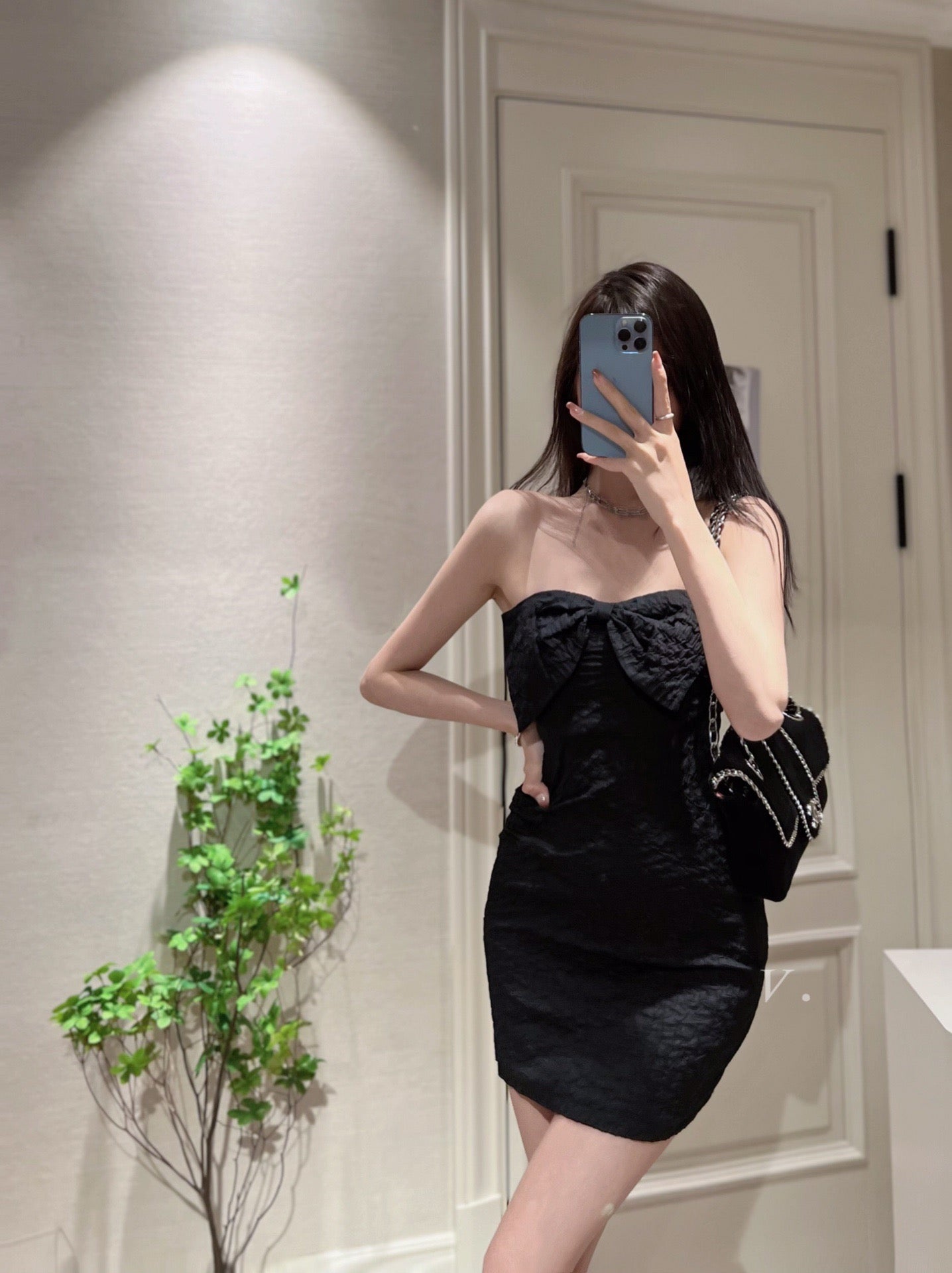 Ribbon Bodycon Tube Dress