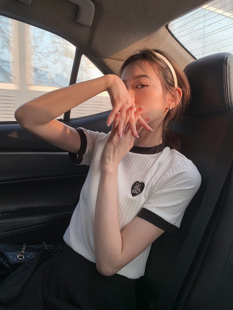 Baby Ribbed Knit Tee
