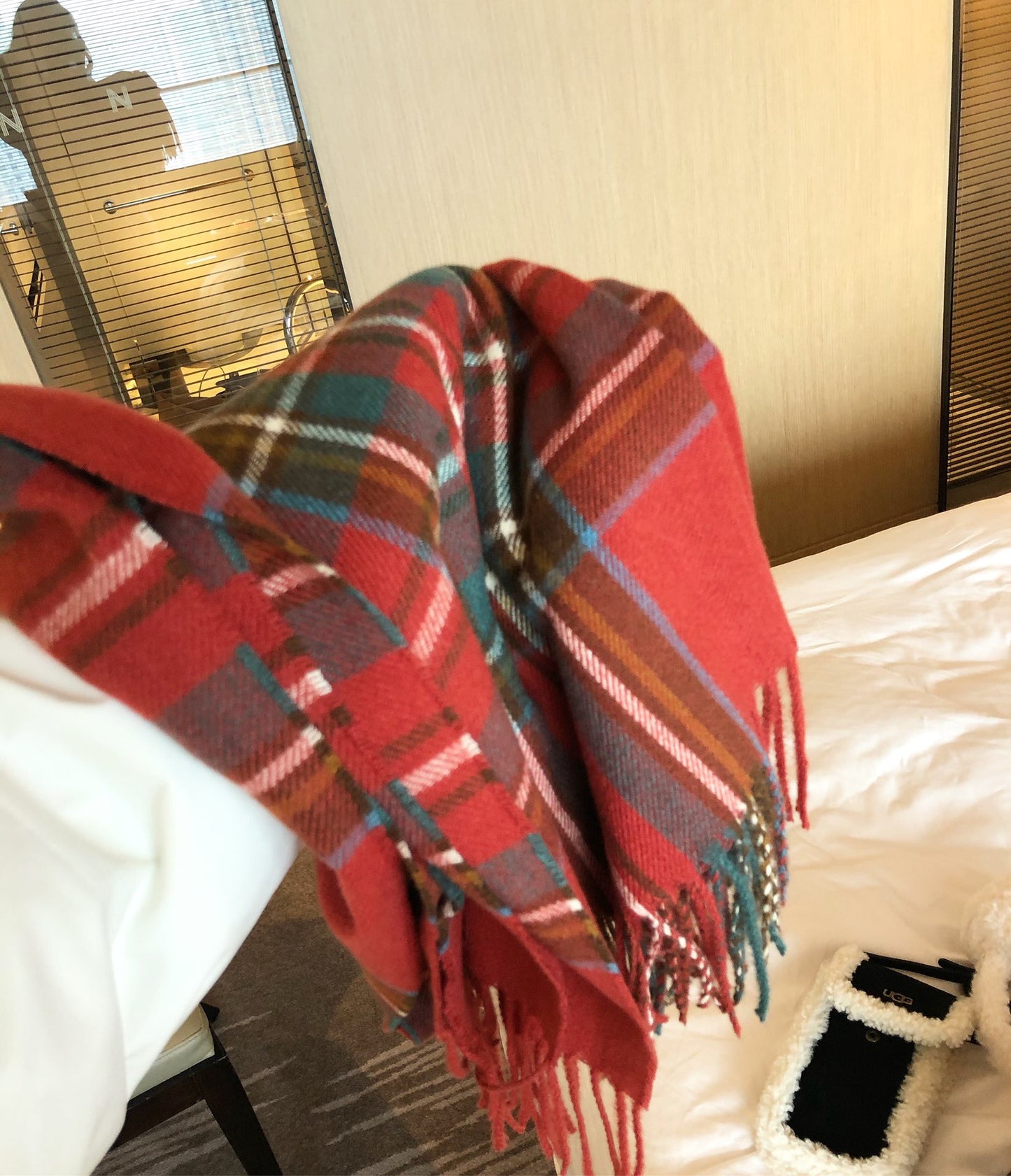 Plaid Pattern Scarf