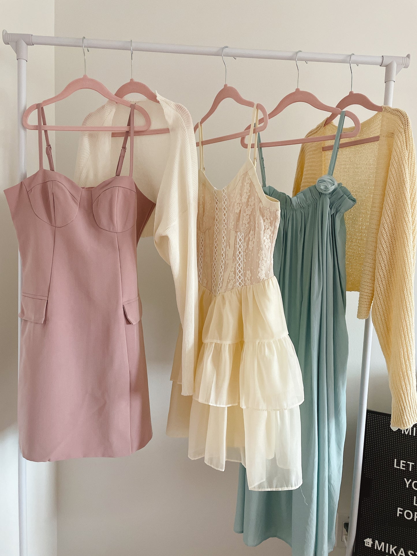 Dusty Pink Dress Set