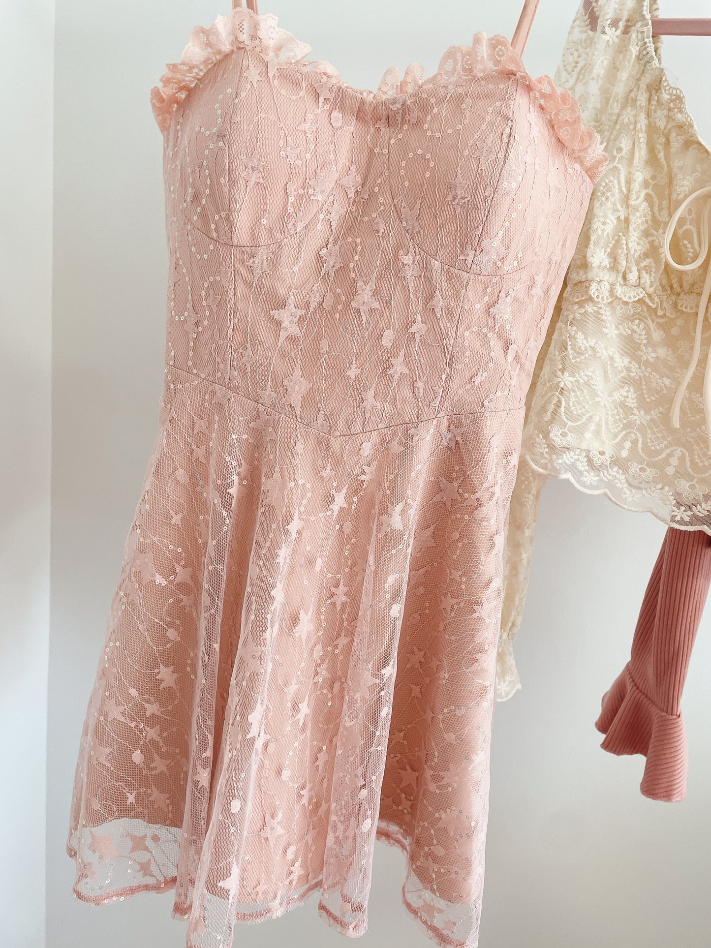 Sweet Sakura Mesh Dress set