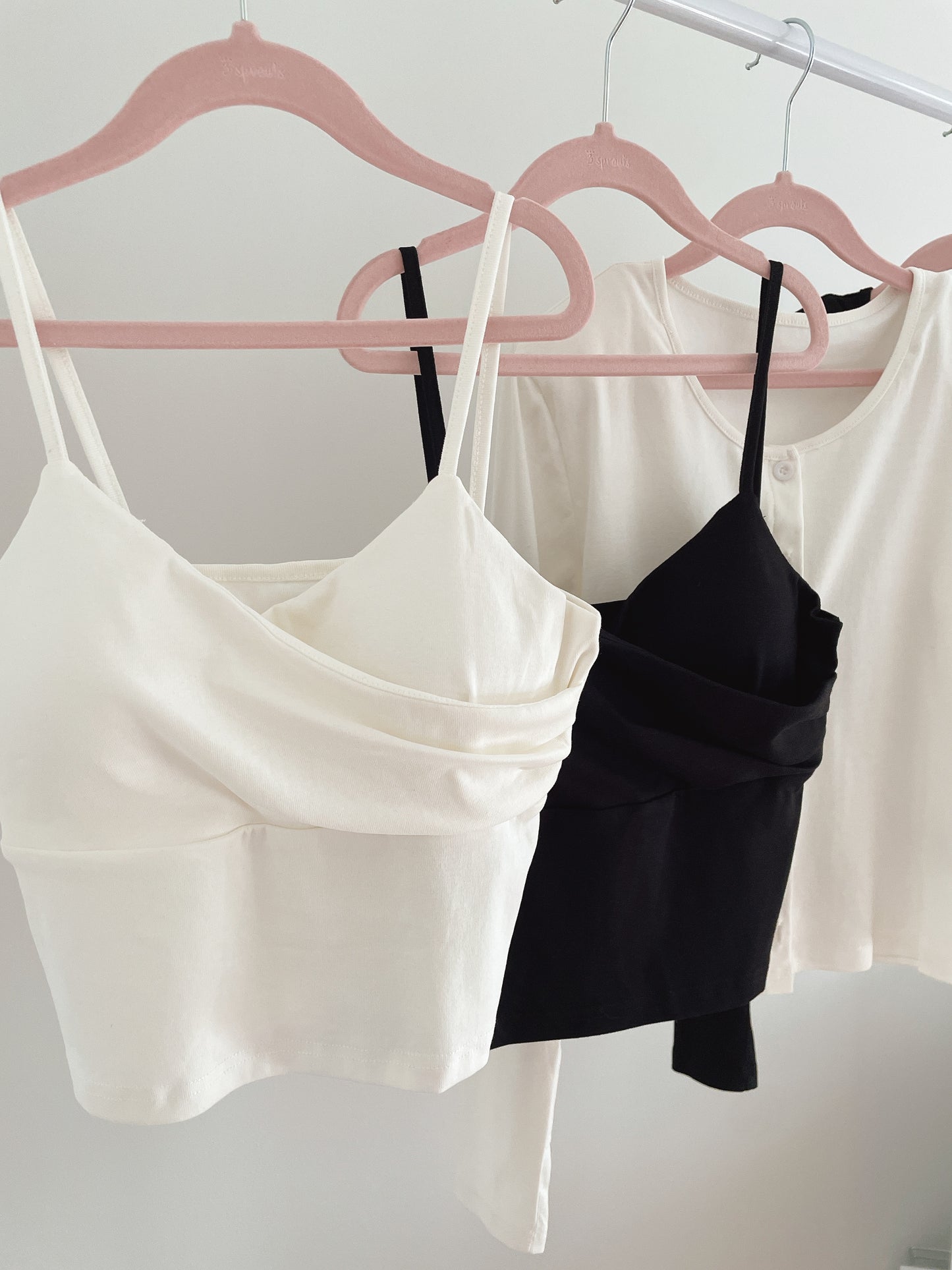 Minimalist Cotton Camisole Set