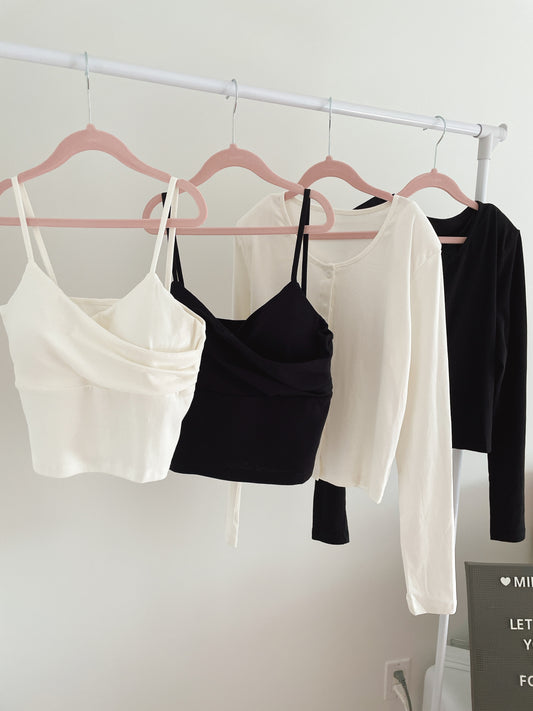 Minimalist Cotton Camisole Set