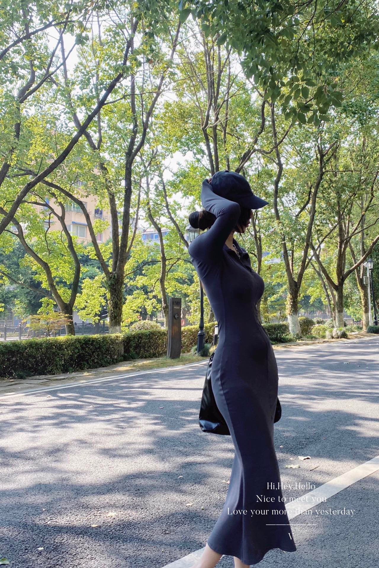 V-neck Mermaid Long Dress