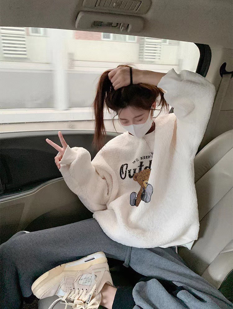 Berber Fleece Bear Sweatshirt