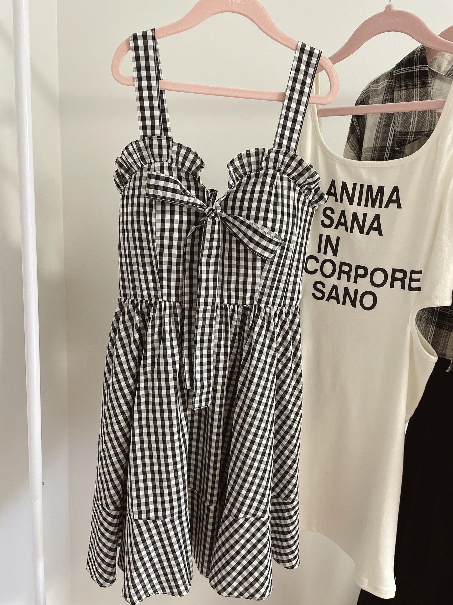 Vintage Plaid Midi Dress