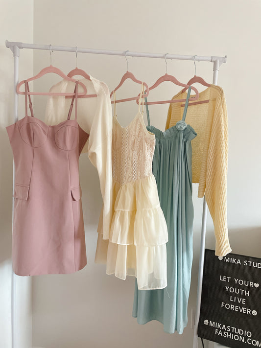 Dusty Pink Dress Set