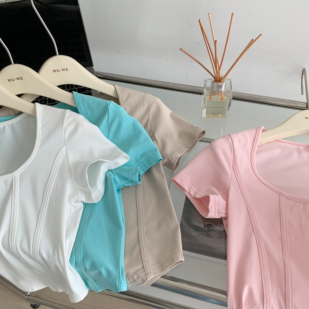 Bustier Style Cotton Tee