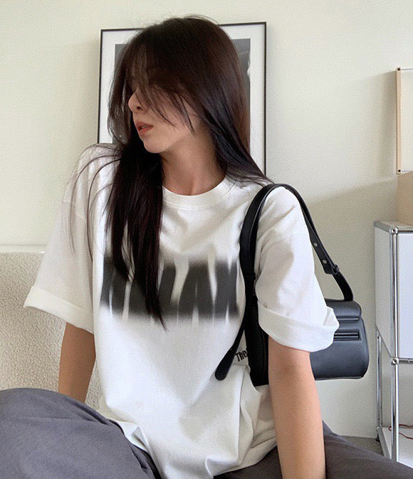 Vibrating Words Oversized Soft Tee