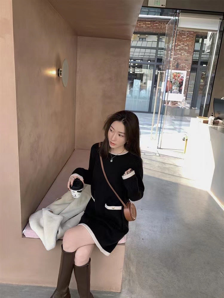 Chanel Style Knit One Piece