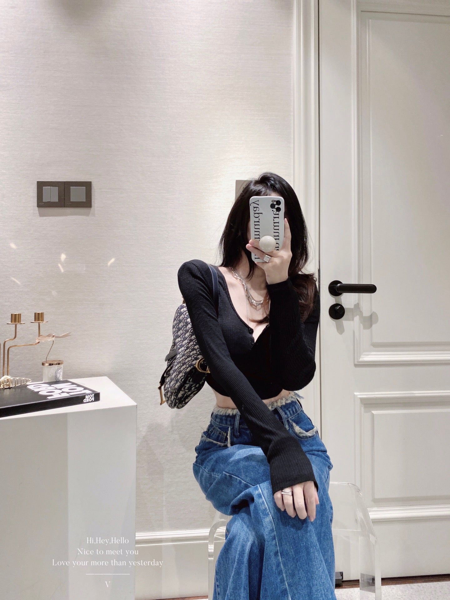 Cropped Tee With Pads