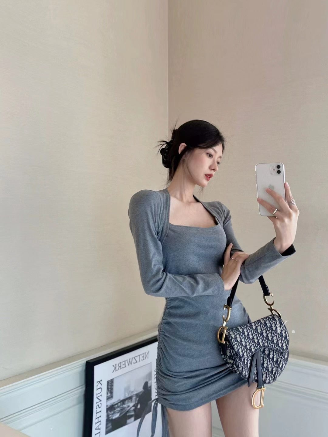 Ballet Square Neck Dress