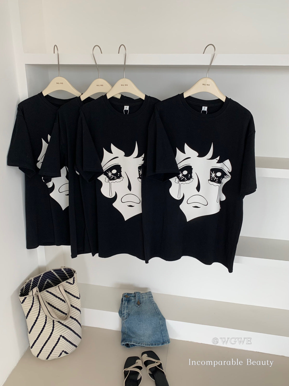 Comic Girl Oversized Tee