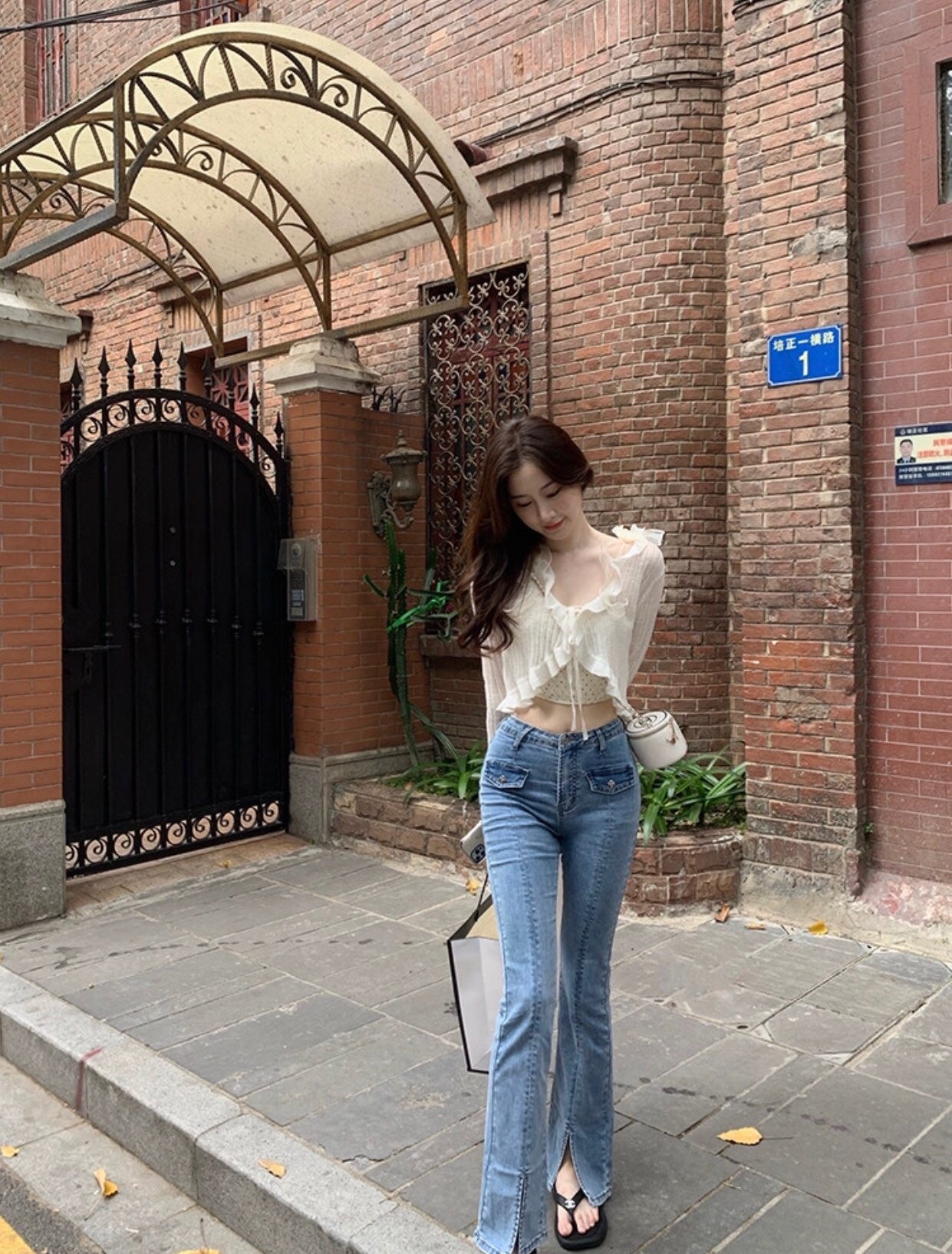 Light Weight Ruffled Thin Jacket