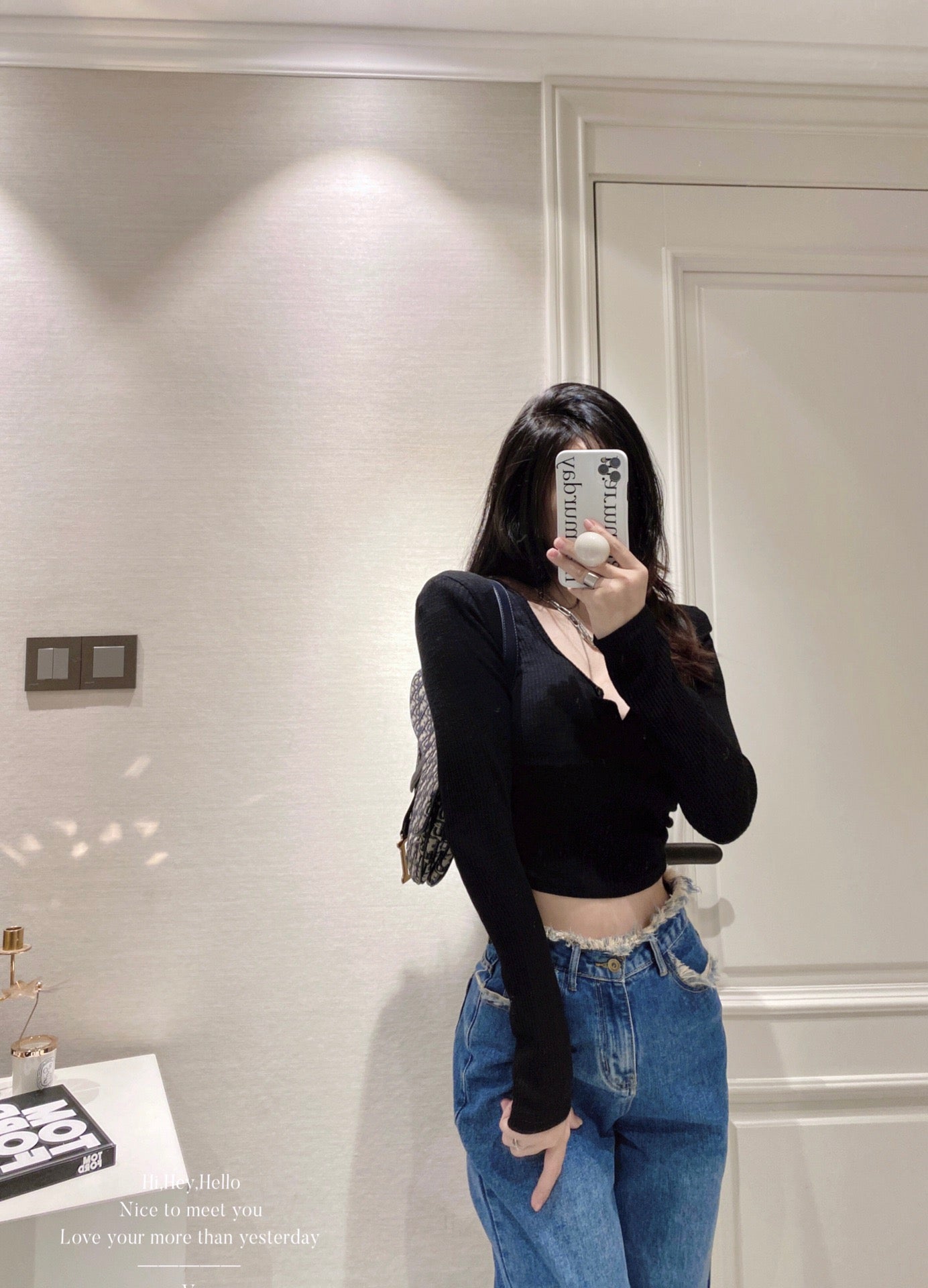 Cropped Tee With Pads