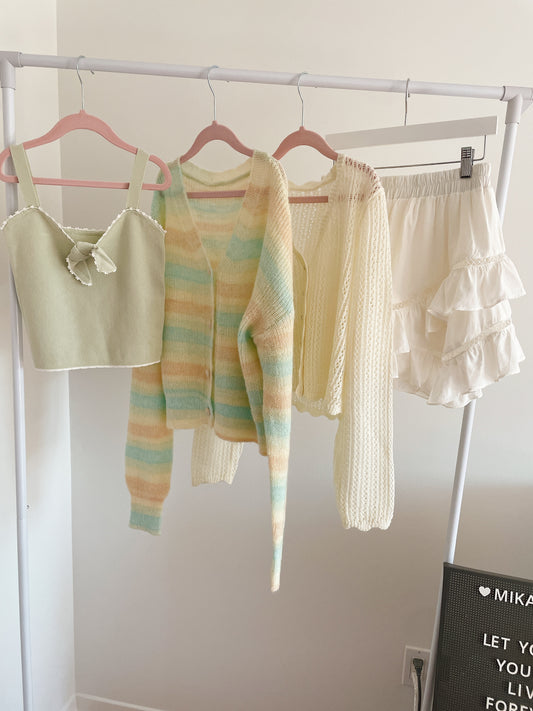 Rainbow Lightweight Knit Cardigan