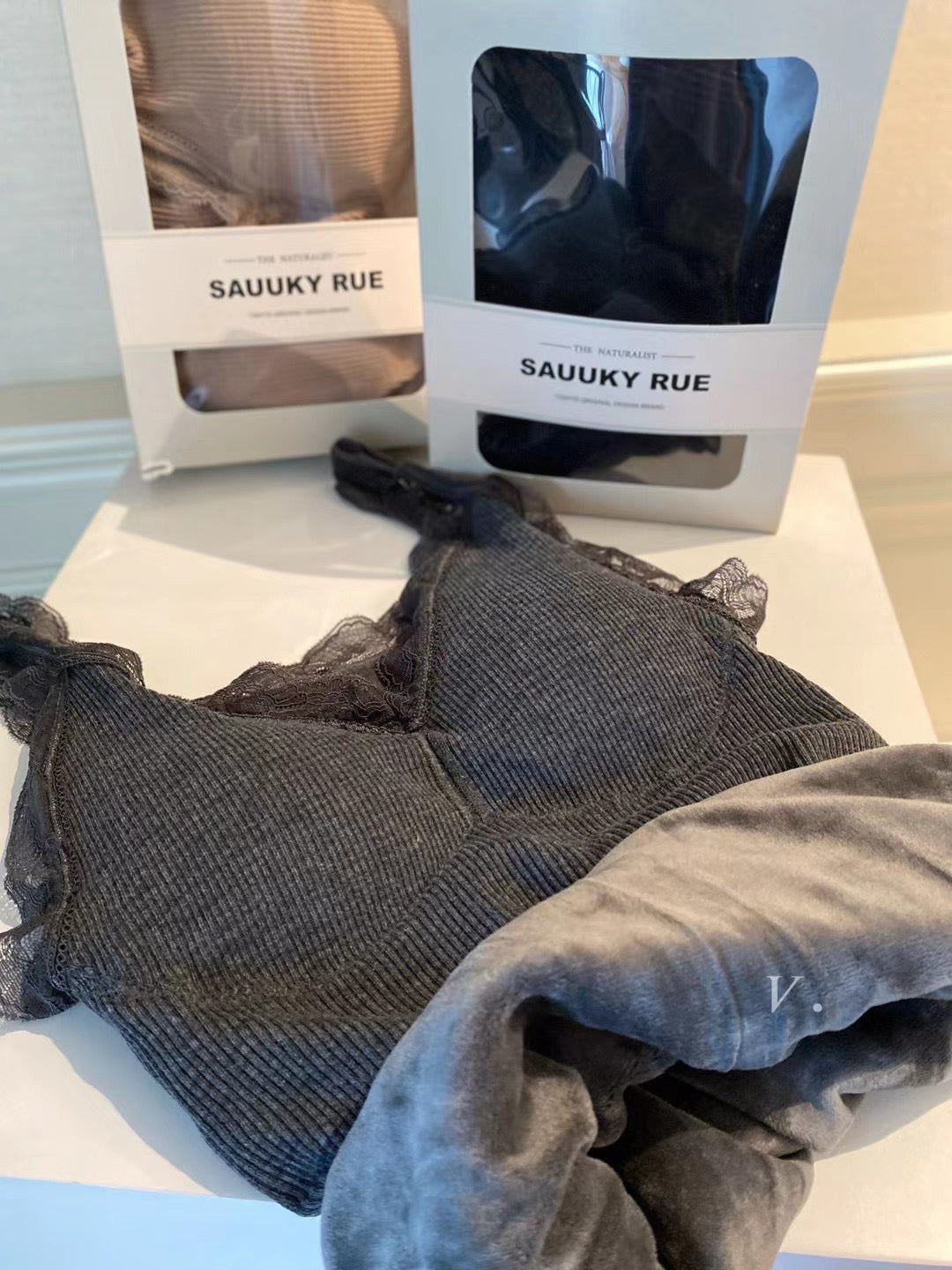 Fleece Lined Ribbed Tank Top