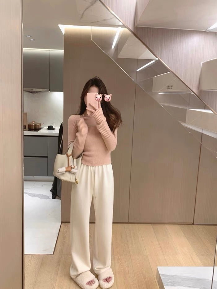 Soft Knit Halter Neck Top