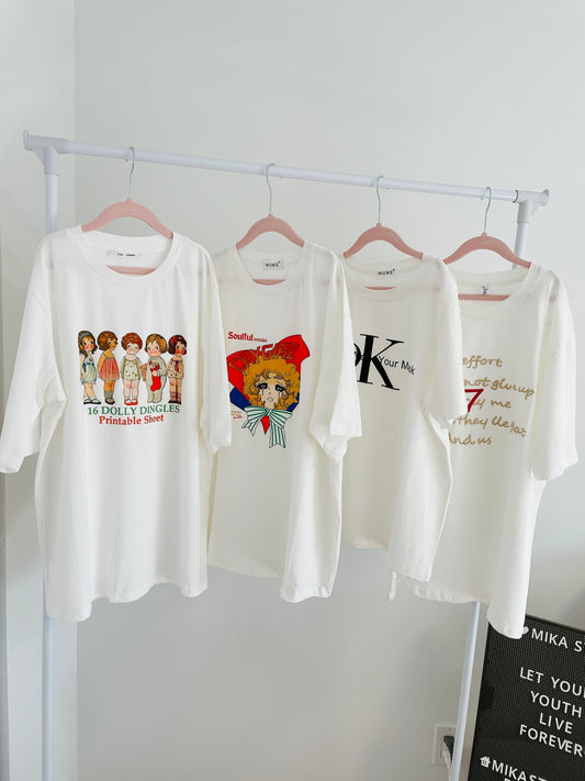 Slogan Simple Soft Cotton Tee