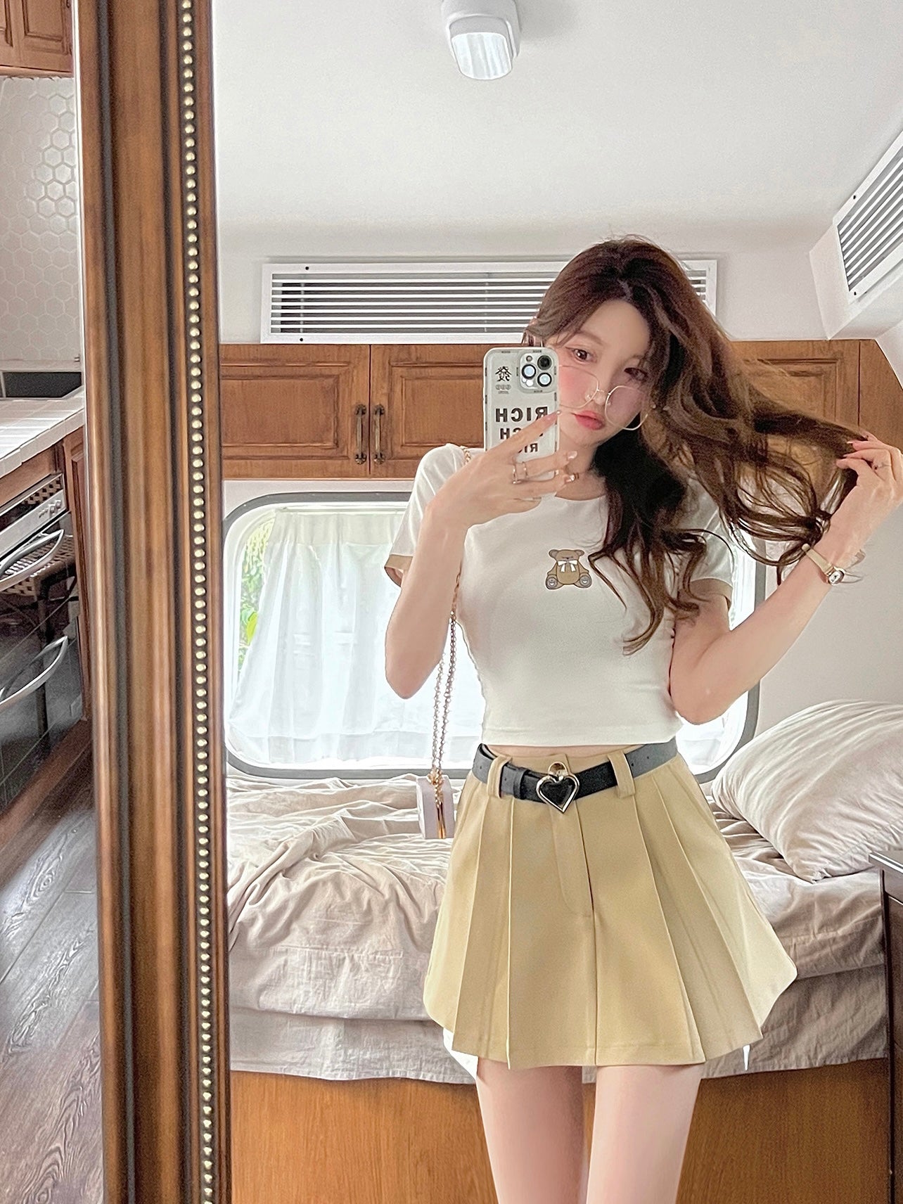 Cute Bear Soft Cropped Tee