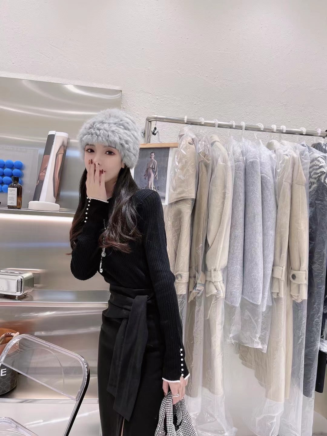 Ribbed Wool Turtleneck