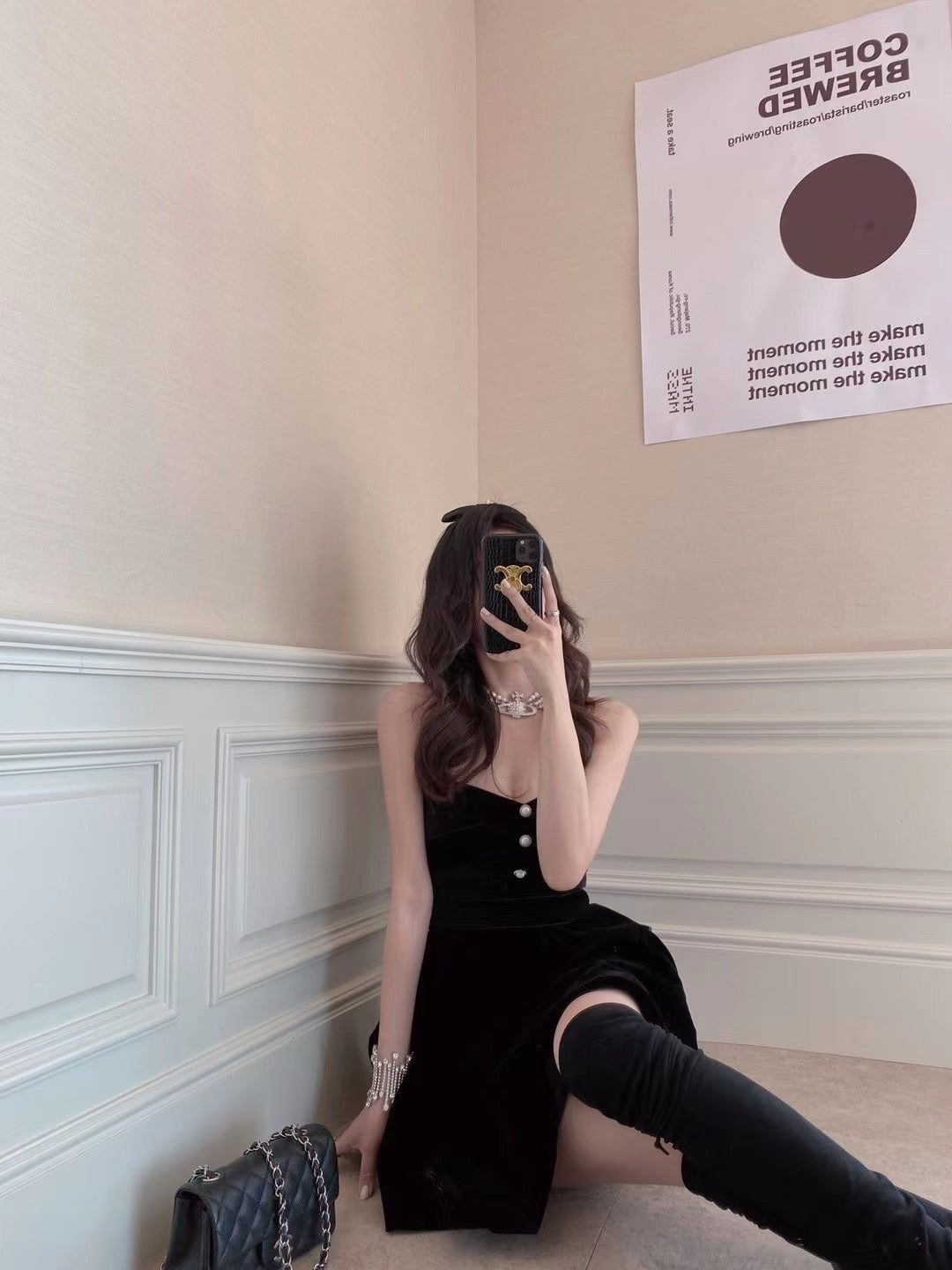 Velvet Princess Bubble Dress