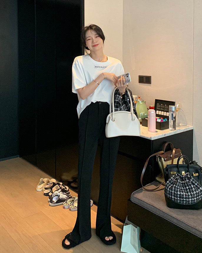 Split Relaxed Trousers