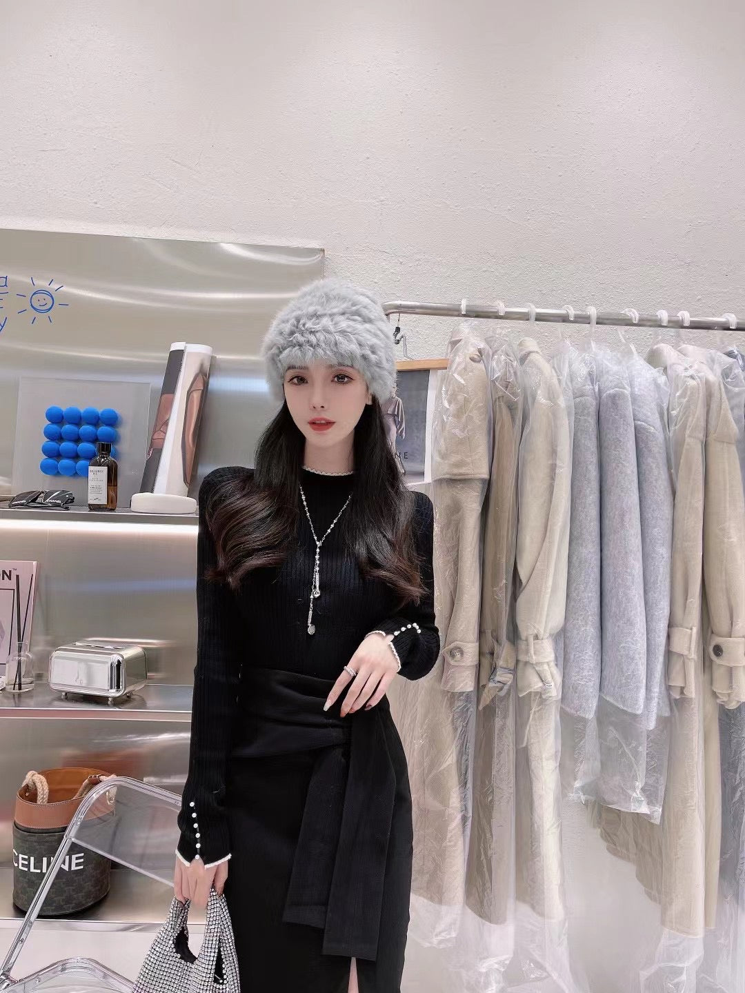 Ribbed Wool Turtleneck
