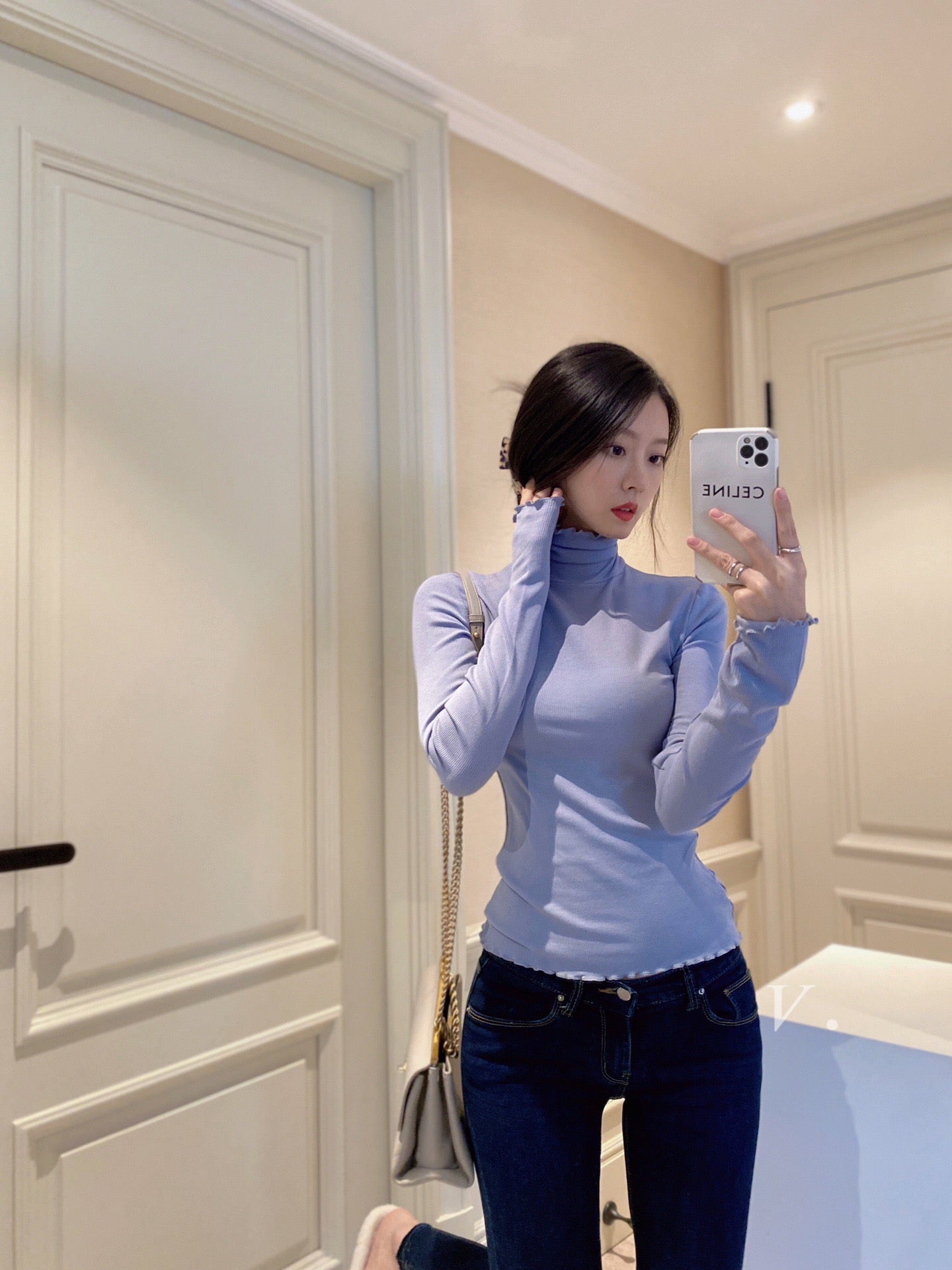 Turtleneck Ribbed Heattech