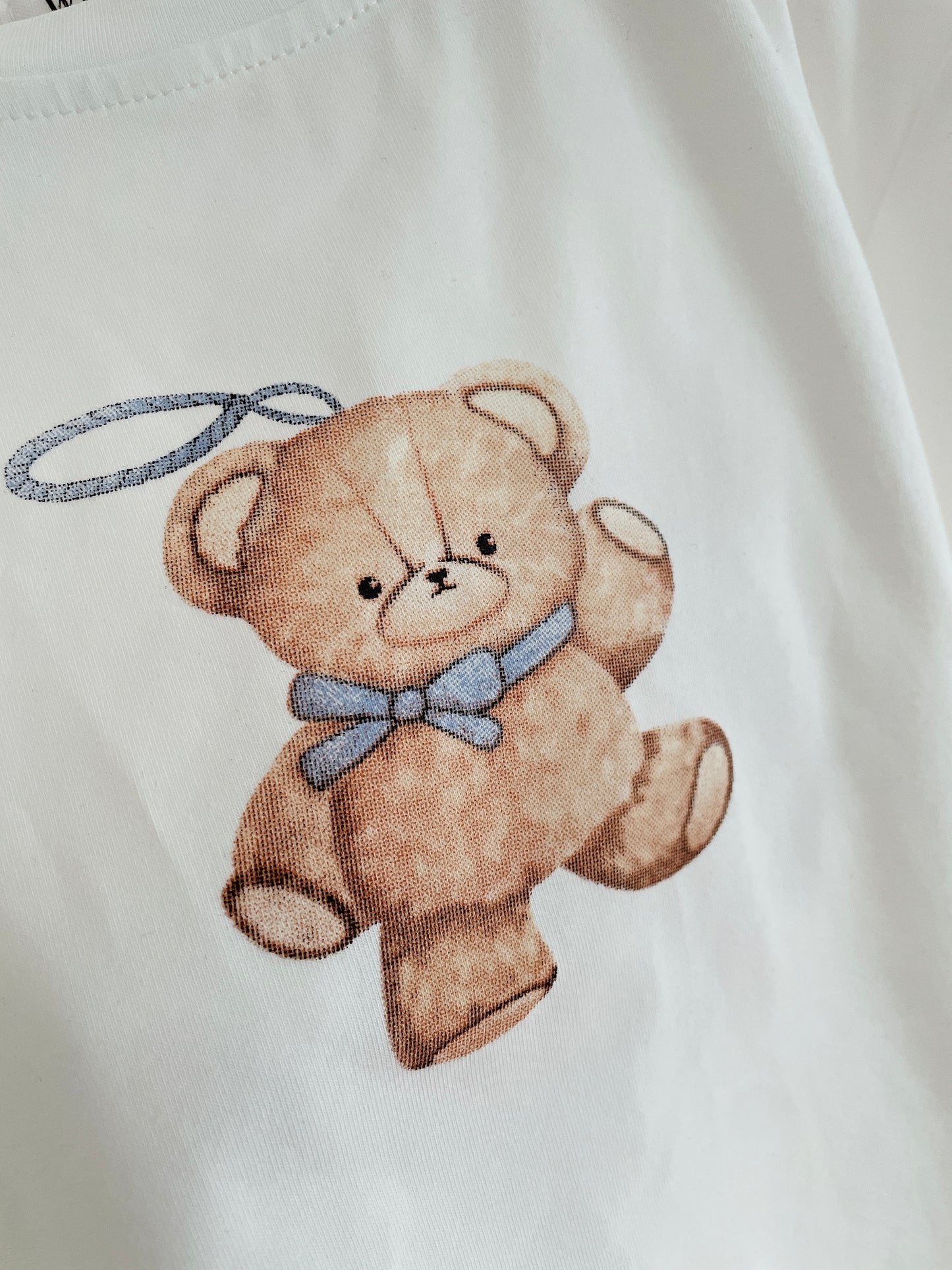 Cute Bear Cropped Tee