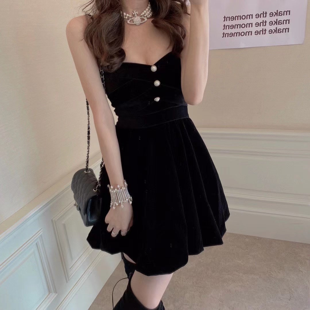 Velvet Princess Bubble Dress