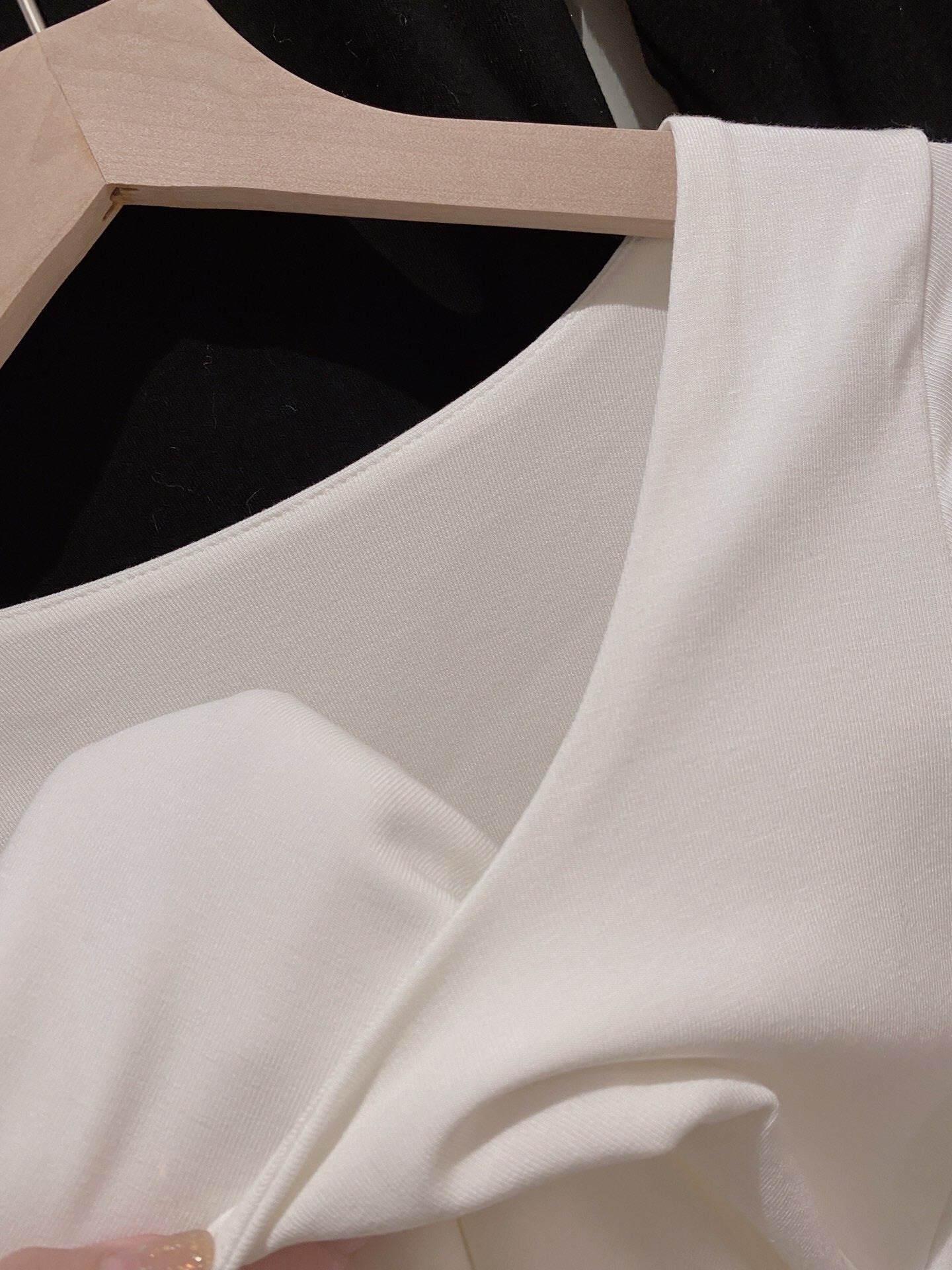 Scoop Neck Cotton Tee