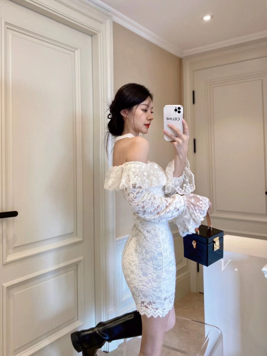 Off The Shoulder Lace Dress