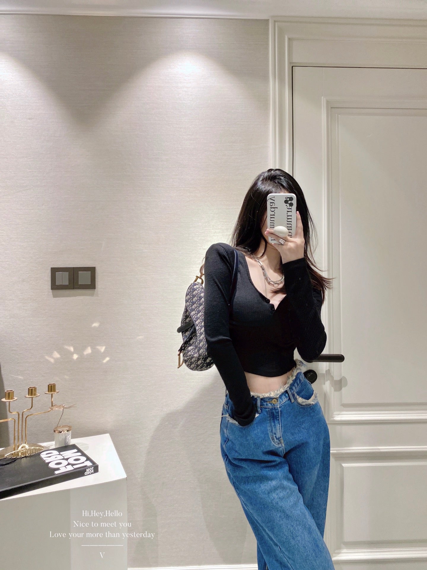Cropped Tee With Pads
