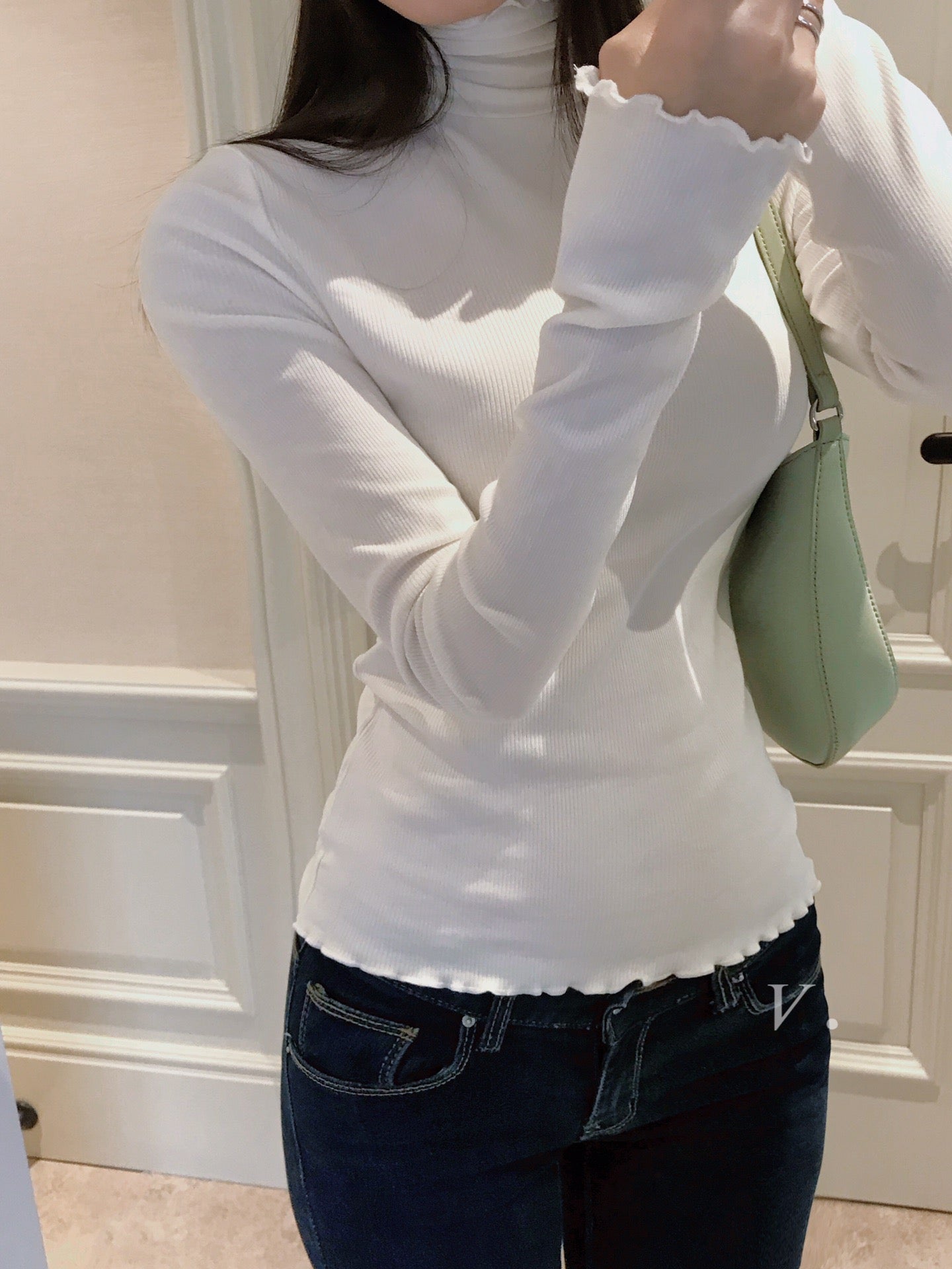 Turtleneck Ribbed Heattech